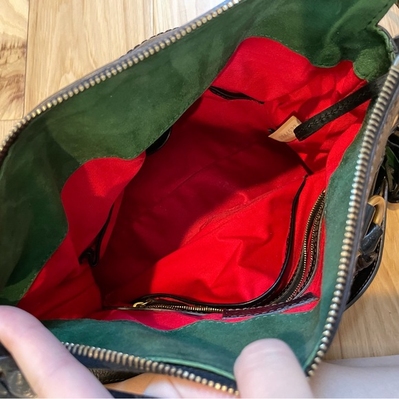 Dooney & Bourke Florentine Leather Satchel Black - Picture 2 of 12